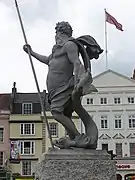 Poseidon statue in Bristol, England.