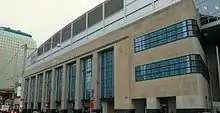 Scotiabank Arena in Toronto uses the two facades from a postal delivery building.