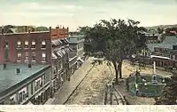 Monument Square in 1907