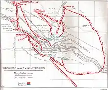 Battle map of Magdhaba