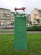 Memorial, in Wrocław, to heroes of the Hungarian Revolution of 1956