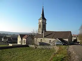 The church in Saint-Jean-de-Bœuf