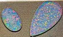 Cut and polished opals