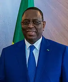  SenegalMacky Sall, President, 2018 chairperson of the New Partnership for Africa's Development