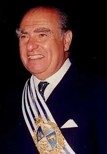 Julio María Sanguinetti, President of the Oriental Republic of Uruguay, 1985–1990, 1995–2000