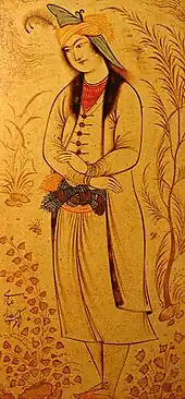 Reza Abbasi (1565–1635), Prince Muhammad-Beik of Georgia, 1620