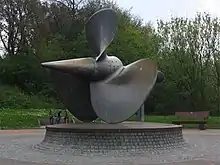 Propeller of heavy cruiser Prinz Eugen