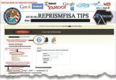 Slide showing the REPRISMFISA Web app