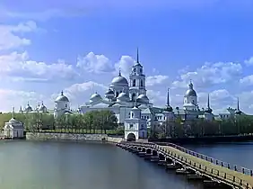 Monastery of St. Nilus on Stolbny Island near Ostashkov, 1910