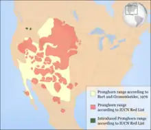 Map of range