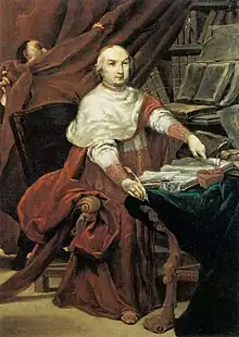 Cardinal Prospero Lambertini, 1740, Palazzo d'Accursio