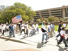 City Hall Plaza is regularly used for marches and protests[citation needed]