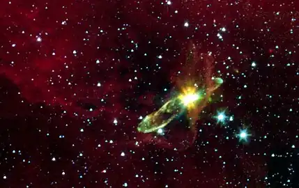 Protostar in Herbig-Haro 46/47.