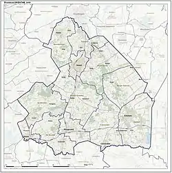 Topography map of Drenthe