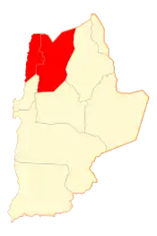 Location in the Antofagasta Region