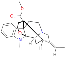 General structure of pseudoakuammigine.