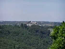 A general view of the village of Puimichel