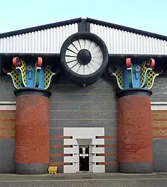 The Pumping Station, Isle of Dogs, London, John Outram, 1988