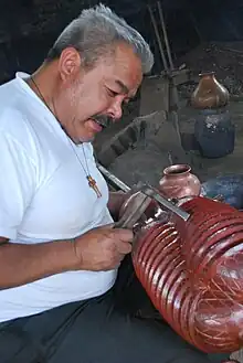 Coppersmith in Santa Clara del Cobre