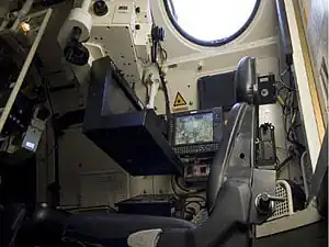 Interior view of an Italian Pzh-2000