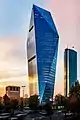 Finansbank Tower and Istanbul Sapphire on Büyükdere Avenue