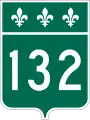 Route 132 marker