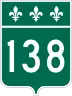 Route 138 marker