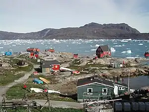 Views over Qeqertat.