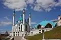 Qolşärif Mosque in Kazan, belonging to the Hanafi school of Sunni Islam, is one of the largest mosques in Russia.