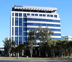 Modern five-story office building