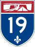 Autoroute 19 marker