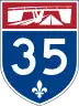 Autoroute 35 marker