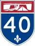 Quebec Autoroute 40.svg