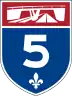 Autoroute 5 marker