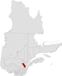 Location of La Côte-de-Beaupré