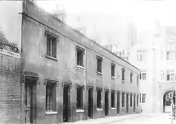 Queens' College, Cambridge, England, almshouses in 1912