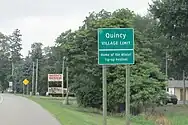 Road signage along U.S. Route 12