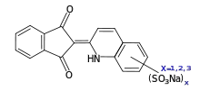 Quinoline Yellow WS, which is yellow