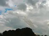 RAF Red Arrows display team, Shrivenham graduation, July 2003