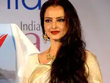 A picture featuring Rekha as an infant in 2010.