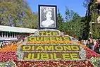 The Diamond Jubilee Floral display at the RHS Chelsea Flower Show 2012 in London