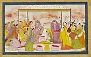 Radha celebrating Holi, ca.1788