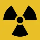 Ionizing radiation hazard trefoil