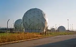 The Bad Aibling Station in Bavaria, Germany, was operated by the NSA until the early 2000s. It is currently run by the BND. As part of the global surveillance network ECHELON, it is the largest listening post outside Britain and the USA.