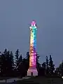 Astoria Column in a rainbow