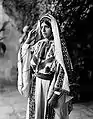 Young woman of Ramallah wearing dowry headdress, c. 1898–1914 (American Colony Collection)