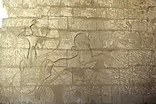 The original relief from the Ramesseum