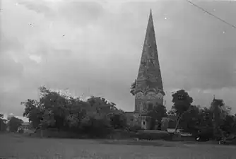 The Ramna Kali Temple in 1967; it was destroyed on 27 March 1971 by the Pakistani Army and rebuilt in 2021