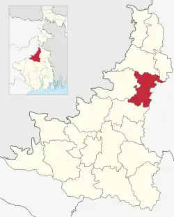 Location in West Bengal