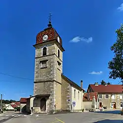 The church in Randevillers